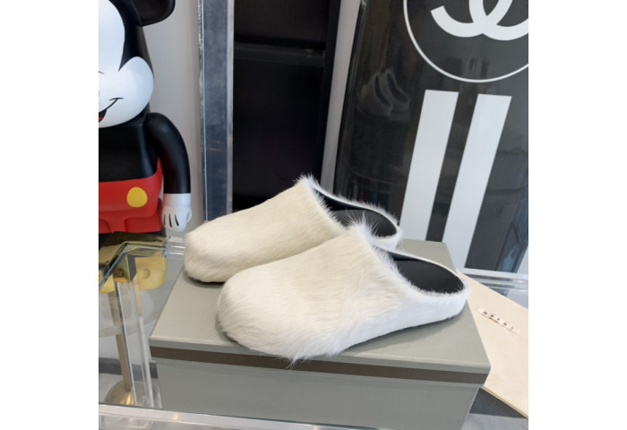 ma slide white fussbett sabot loafers   mar-007
