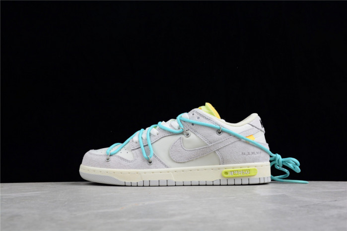 nike dunk low ow lot 14 - dj0950-106