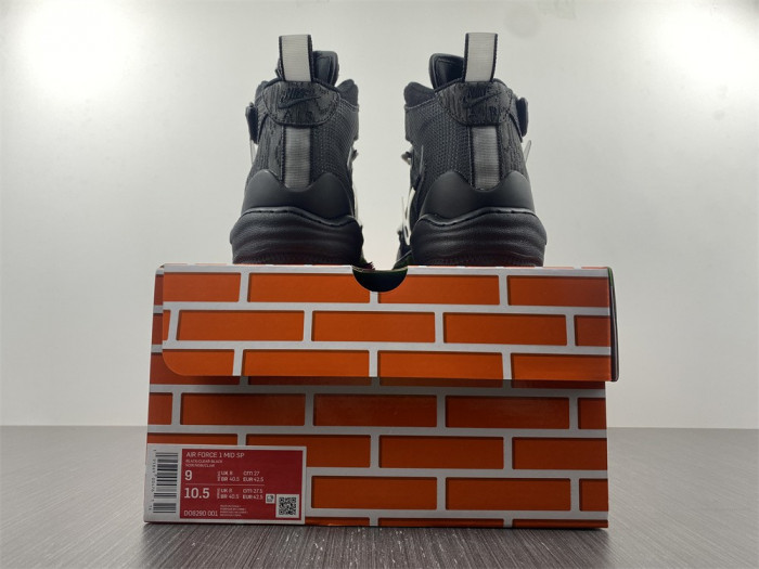 ow x nike air force 1 mid “black”  do6290-001
