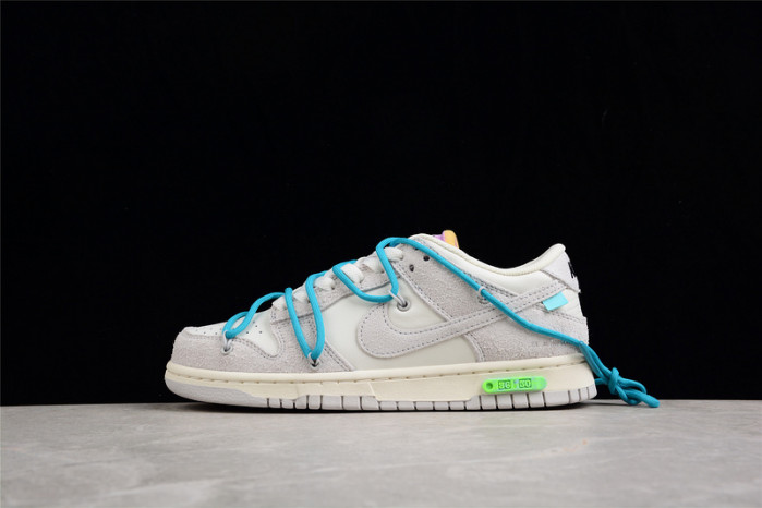 nike dunk low off-white lot 36- dj0950-107