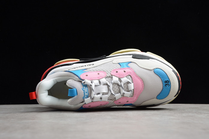 balenga triple s white blue (w) 524039 w09oh 4196