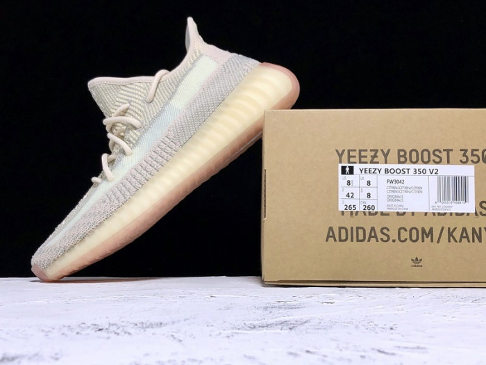Y**zy boost 350 v2 citrin (non-reflective) fw3042