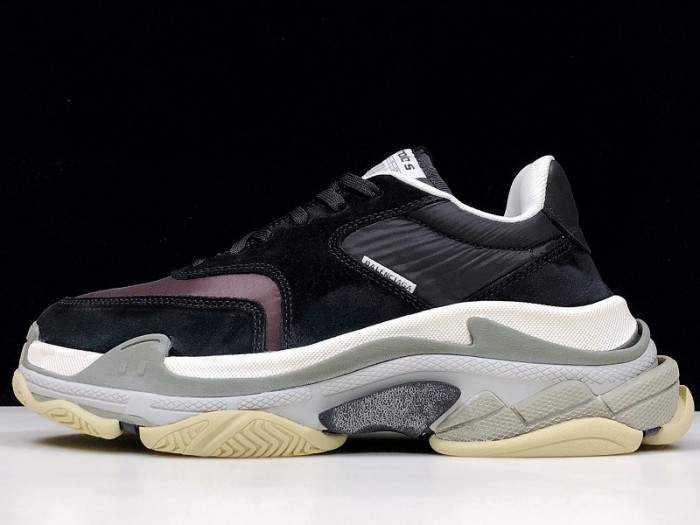 balenga triple s black burgundy 514008 w09s1 1058