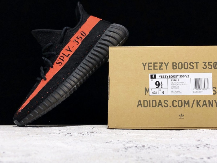 Y**zy boost 350 v2 core black red by9612