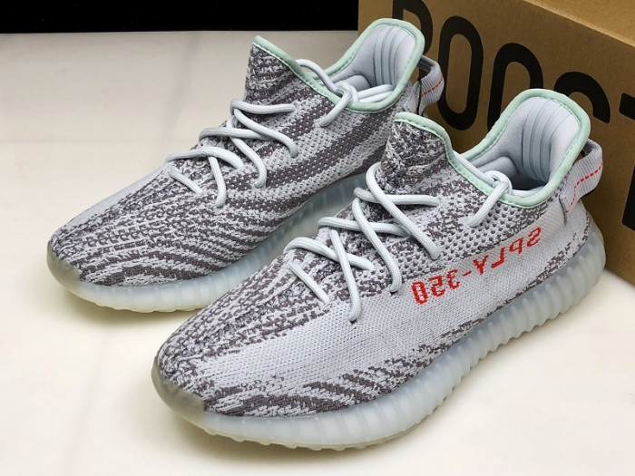 Y**zy boost 350 v2 blue tint b37571
