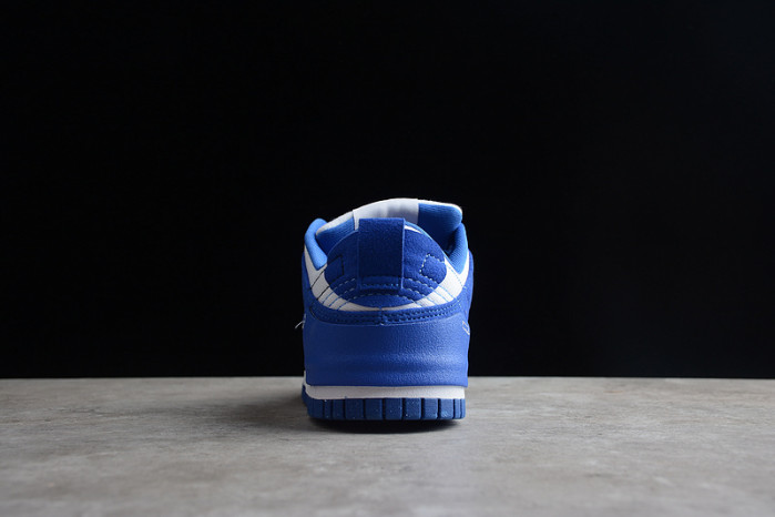 nike dunk low disrupt 2 white university blue (w)  dh4402-102