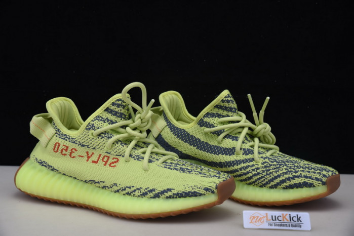 Y**zy boost 350 v2 semi frozen yellow b37572