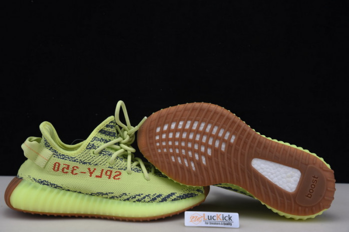 Y**zy boost 350 v2 semi frozen yellow b37572