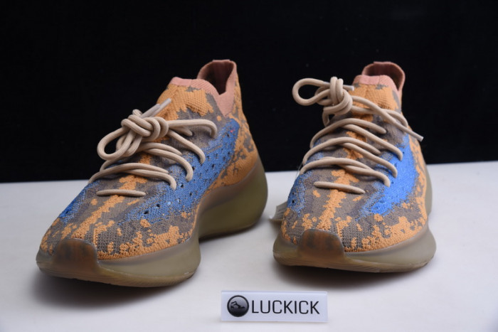 Y**zy boost 380 blue oat reflective fx9847