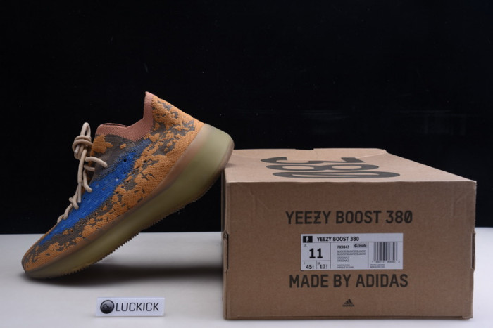 Y**zy boost 380 blue oat reflective fx9847