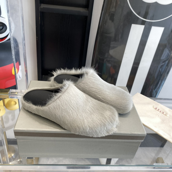 ma slide white fussbett sabot loafers   mar-010