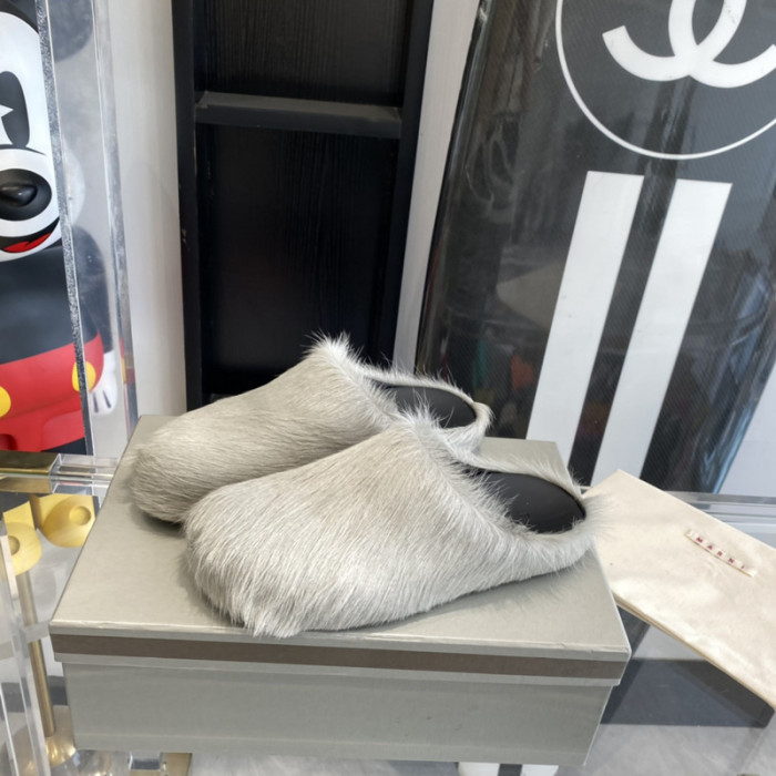 ma slide white fussbett sabot loafers   mar-010