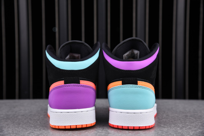 jordan 1 mid multi-color (gs)  554725-083