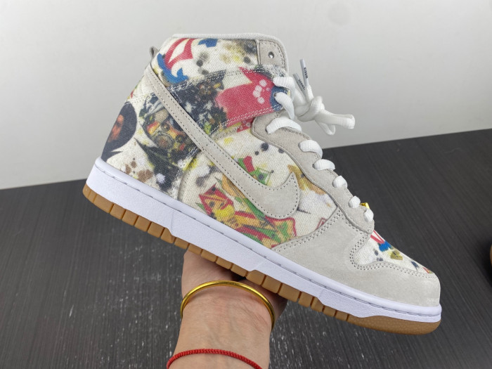nike sb dunk high “rammellzee”  fd8779-100