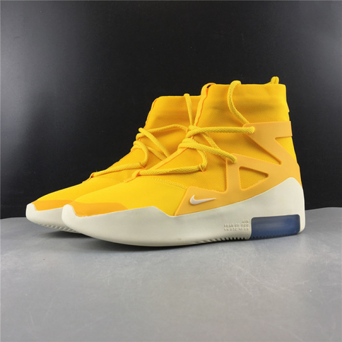 nike air fear of god 1 yellow ar4237-700a