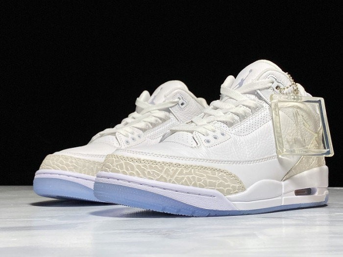 jordan 3 retro pure white  136064-111