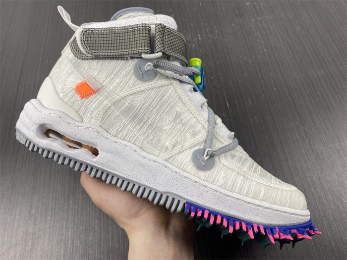 ow x nike air force 1 mid “white”  do6290-100