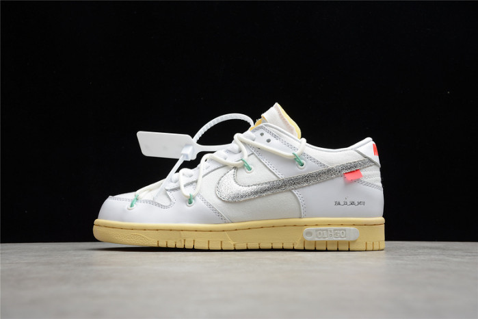 ow x dunk low ''lot 01 of 50''  - dm1602-127