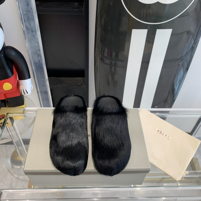 ma slide white fussbett sabot loafers  mar-005