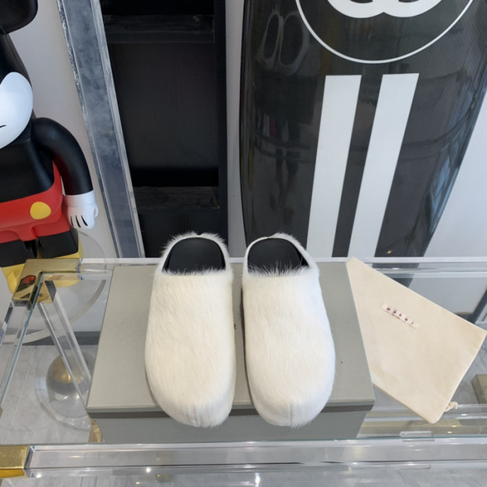 ma slide white fussbett sabot loafers   mar-007