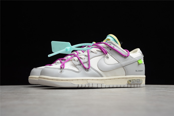nike dunk low ow lot 21  dm1602-100
